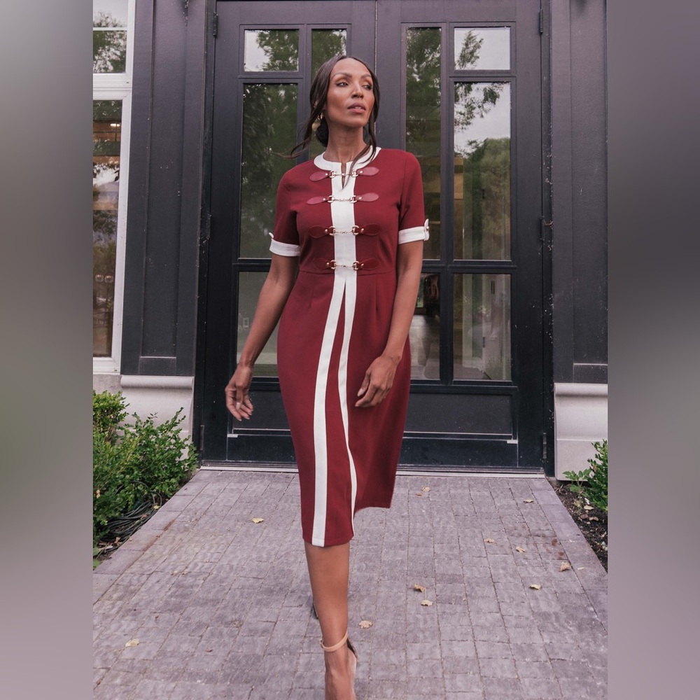 JessaKae Grace Burgundy Red Dress